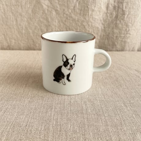 ボストンテリア（片パンチ）マグカップ