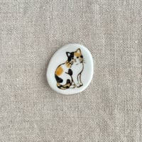 箸置き　ミケ猫