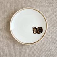 キジトラ５寸皿
