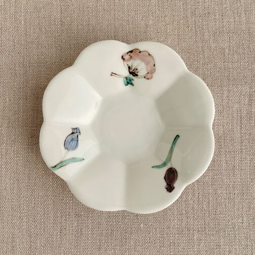 チューリップ輪花小皿 | nao uchimura 内村七生