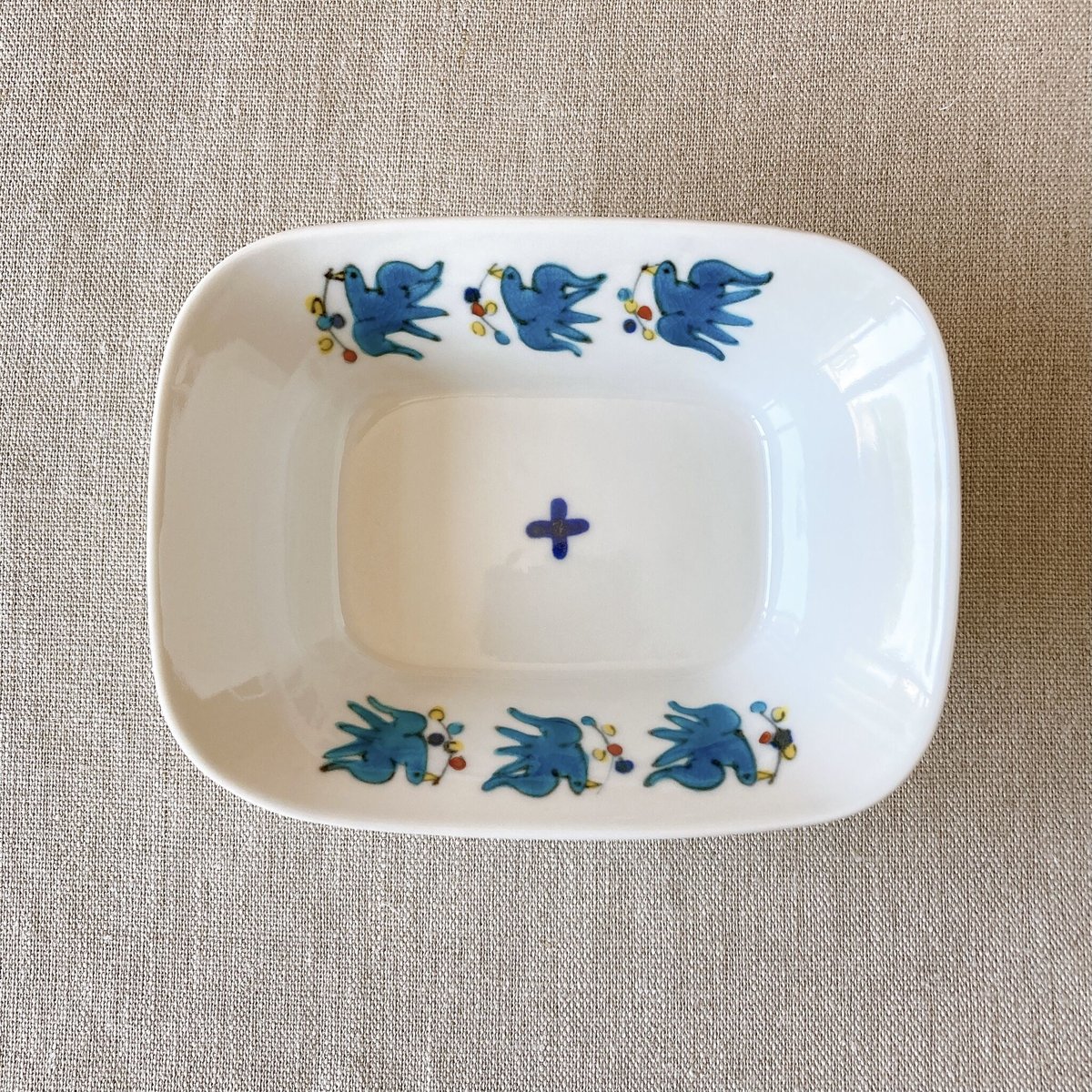 青い鳥四方深鉢 | nao uchimura 内村七生