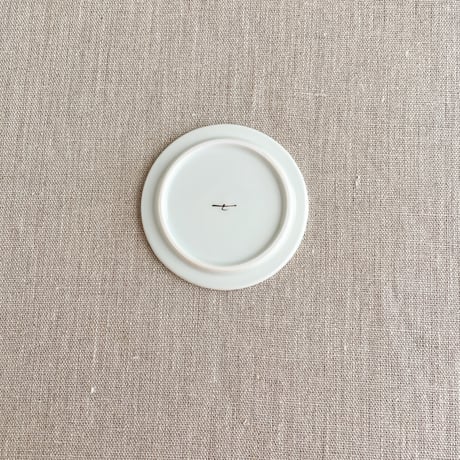 茶白猫豆皿