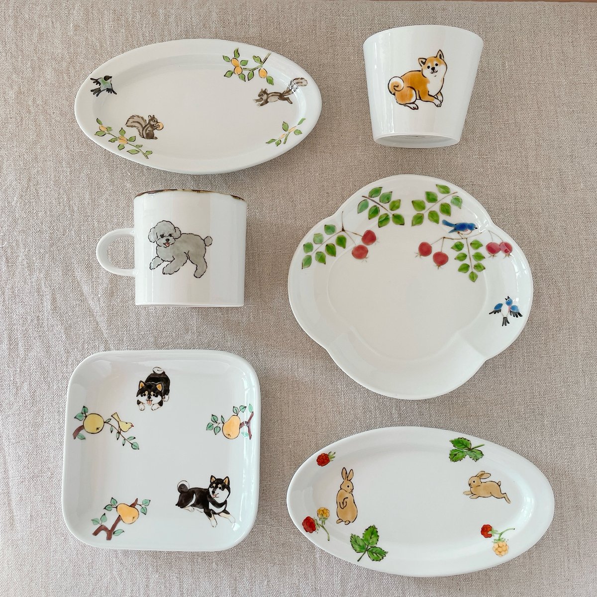 【内村七生】パン皿(小) 4枚セット 内村七生】パン皿(小) 4枚セット 内村七生】パン皿(小) 4枚セット