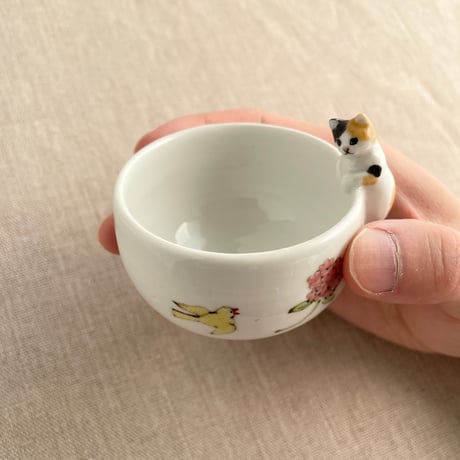 ミケ猫ぐい呑