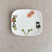 文鳥4寸皿（桜、シナモン、白） | nao uchimura 内村七生