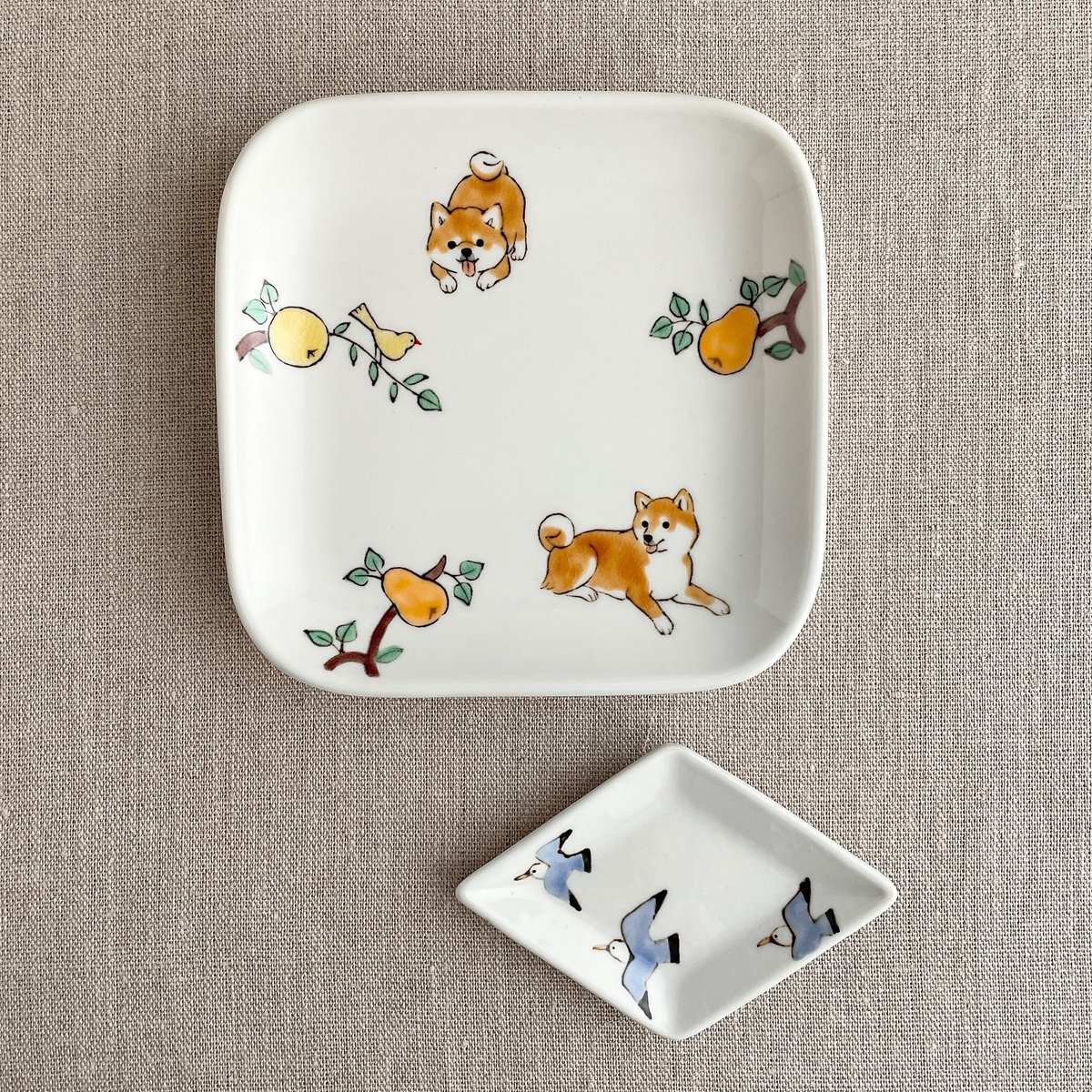 Peace&Harmony Bamboos 中皿2枚セット Peace&Harmony Bamboos 中皿2枚