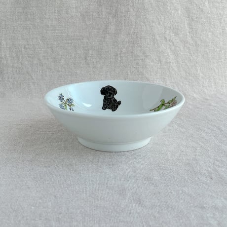 トイプードル（黒）碗
