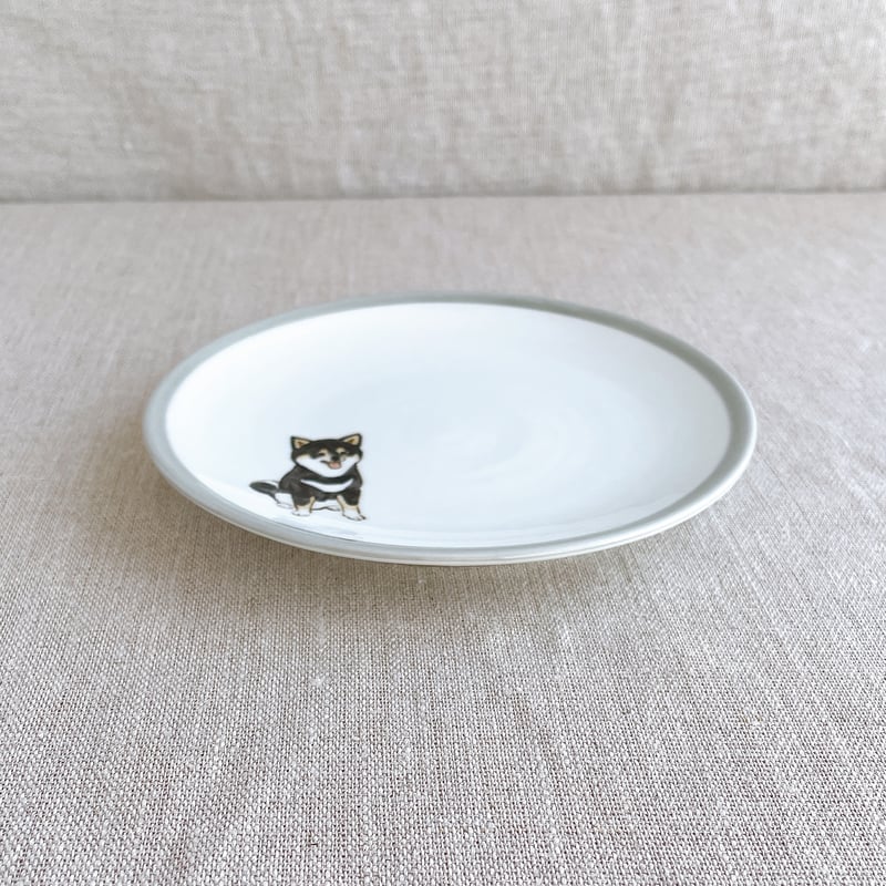 豆柴黒5寸皿 | nao uchimura 内村七生