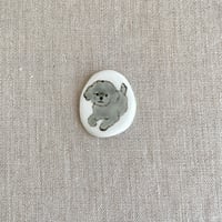 箸置き　トイプードル（グレー）