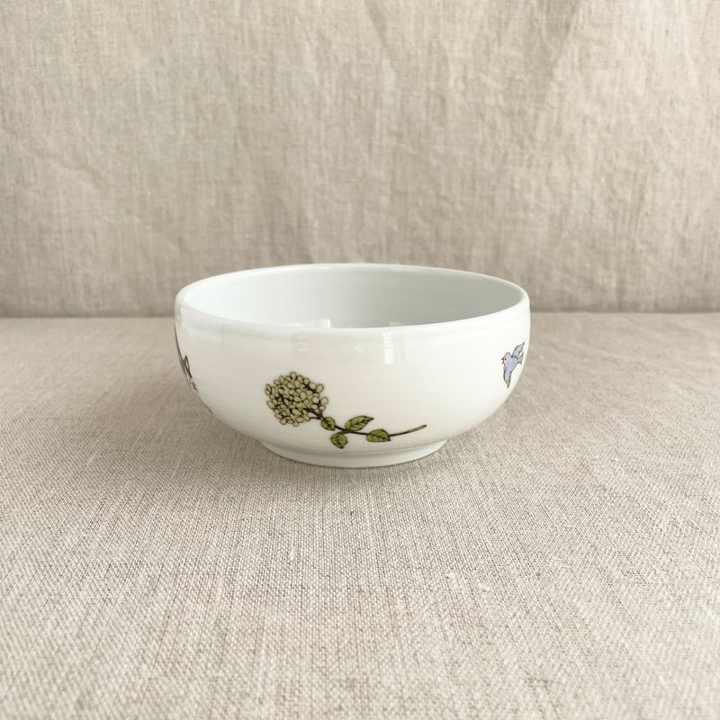 猫(ハチワレ・ミケ）丸鉢 | nao uchimura 内村七生