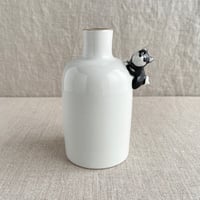 黒柴vase ボトル形（ベージュ）