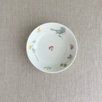 雛とビオラ取り皿