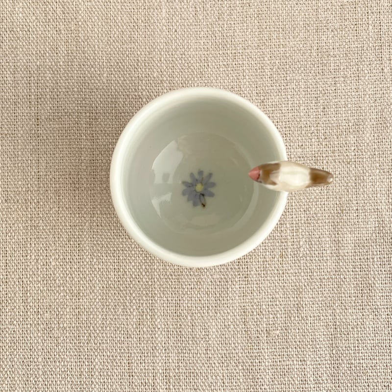 文鳥(シナモン)おちょこ | nao uchimura 内村七生