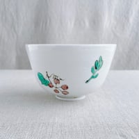 色絵花実文小丼