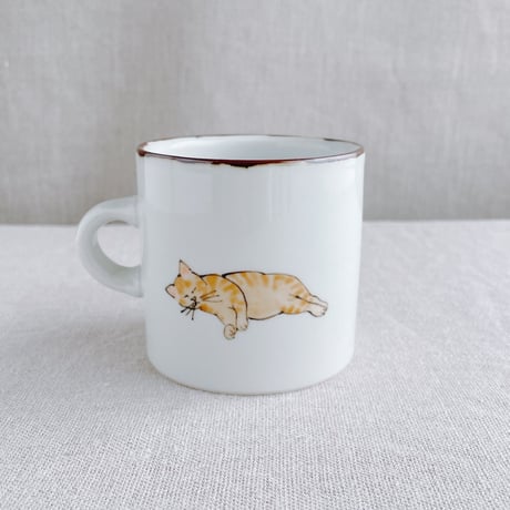 茶トラマグカップ