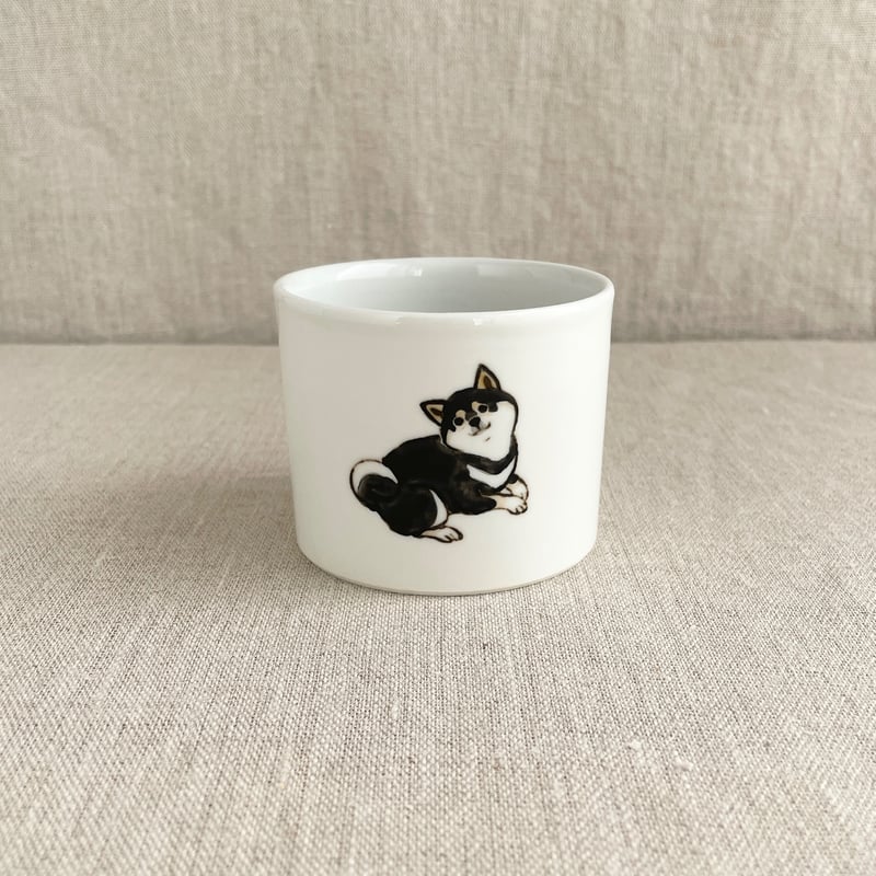 豆柴黒筒型フリーカップ | nao uchimura 内村七生