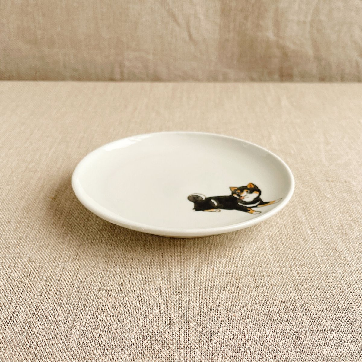 黒柴4寸皿 | nao uchimura 内村七生