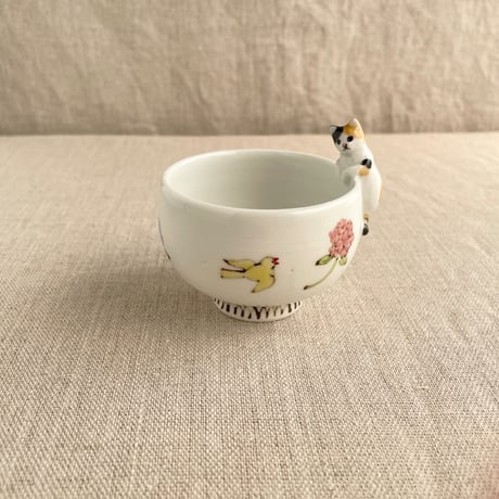 ミケ猫ぐい呑