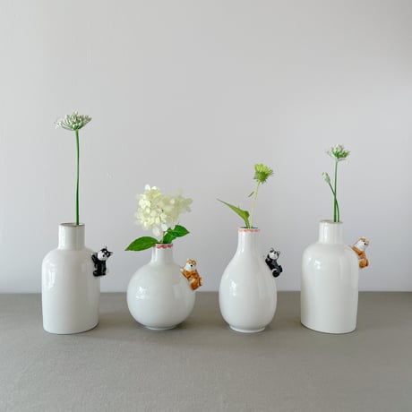 黒柴vase フラスコ形