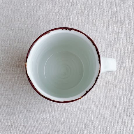 長毛ハチワレマグカップ