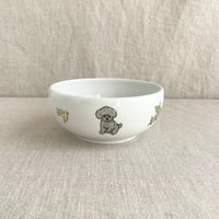 トイプードル（グレー）丸鉢