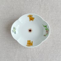 トイプードル（アプリコット）木瓜鉢