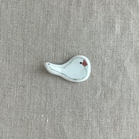 箸置き　文鳥(白)