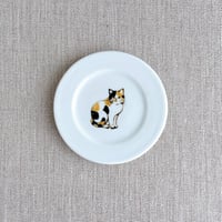 ミケ猫豆皿