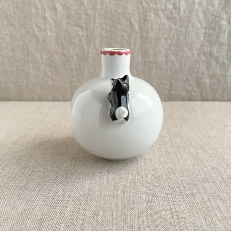黒柴vase フラスコ形