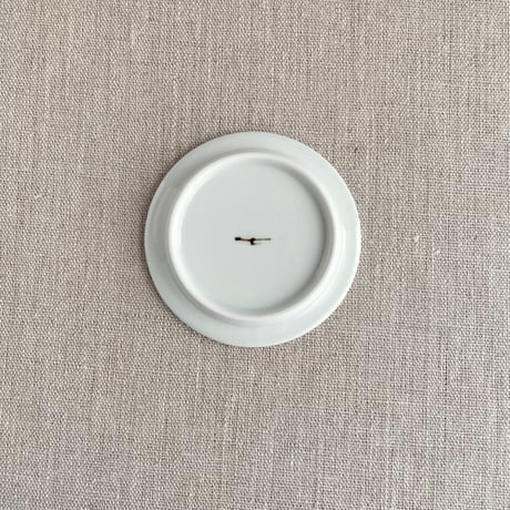 白猫豆皿