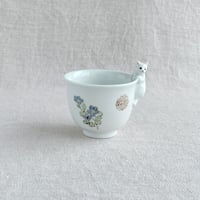 白猫チューリップ形ぐい呑み