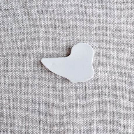 箸置き　横向き鳥（水色）
