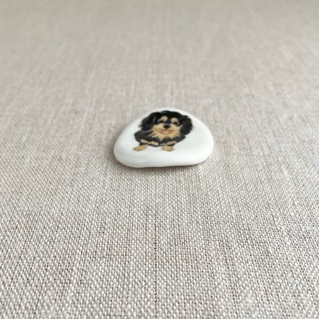 箸置き　ミニュチュアダックス（黒）