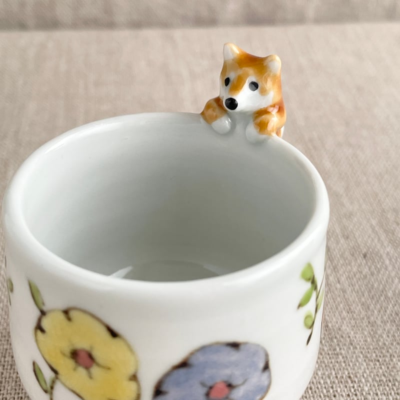 クランベリー柴犬付きおちょこ | nao uchimura 内村七生