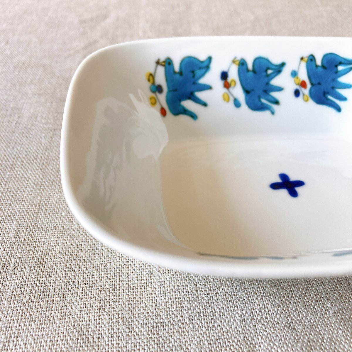 青い鳥四方深鉢 | nao uchimura 内村七生