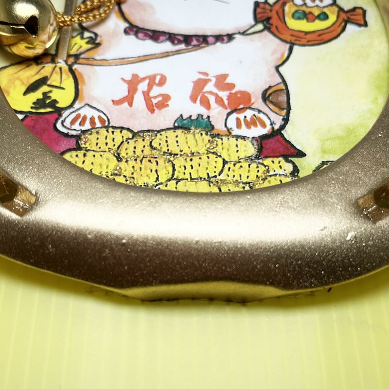 8/31迄特別値引✨輝き抜群！強金運 招き猫☆金色猫右手上げ5号・特別製作現品限 11/20迄値引✨輝き抜群！強金運 招き猫☆黄金色猫