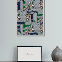 "  Strelitzia 　(textile-like)   ”