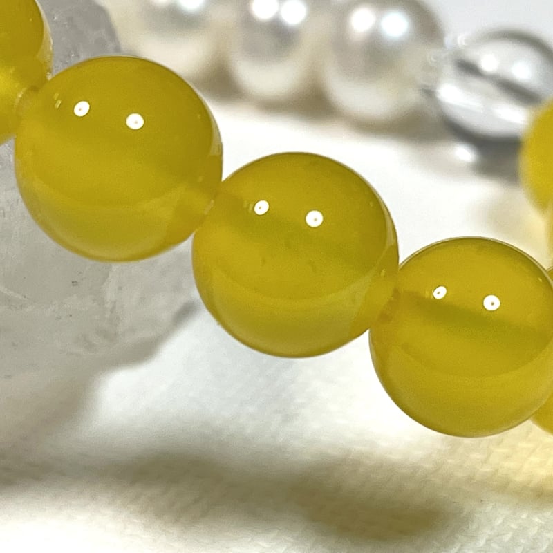 イエローメノウ 成功 健康 長寿 富 守護石 酉年 蟹座 山羊座 水晶