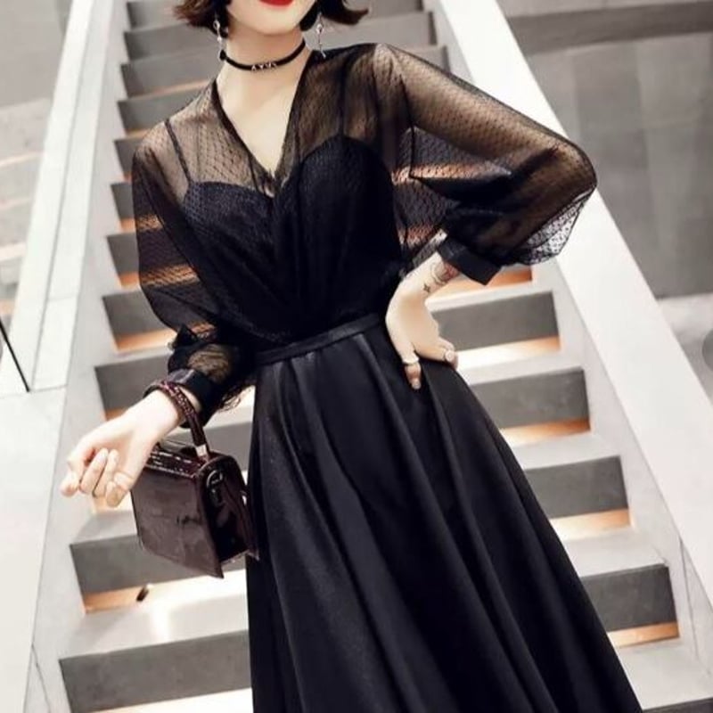 ☆9号(M)☆つるつる光沢サテンロングドレス(OPN2905 ☆9号(M)☆つるつる光沢サテンロングドレス(OPN2905