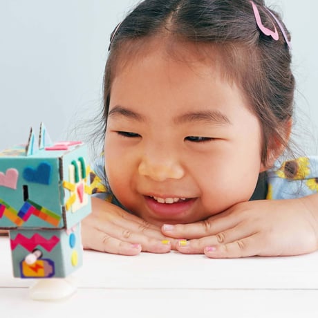 歩く！ゼンマイロボ_ピコトン工作キット（個包装50個）
