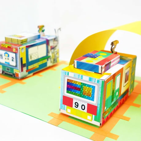 走る！フリクション電車_ピコトン工作キット（個包装50個）