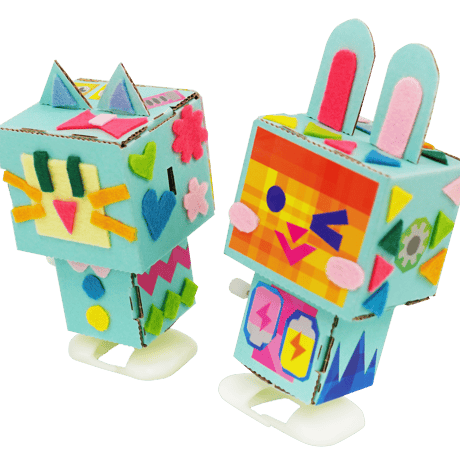 歩く！ゼンマイロボ_ピコトン工作キット（個包装50個）