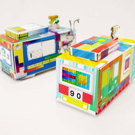 走る！フリクション電車_ピコトン工作キット（個包装50個）
