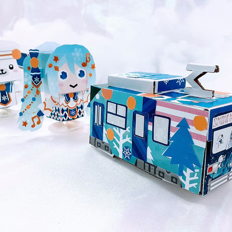 【期間限定】走る！雪ミク電車 工作キット ※ゼンマイ雪ミクは別売です