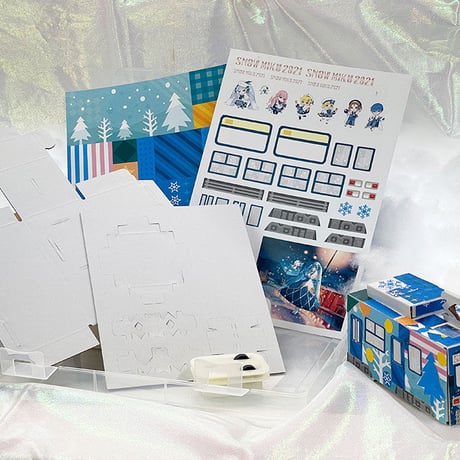【期間限定】走る！雪ミク電車 工作キット ※ゼンマイ雪ミクは別売です
