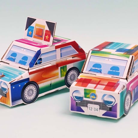 走る！デザインカー_ピコトン工作キット（個包装50個）