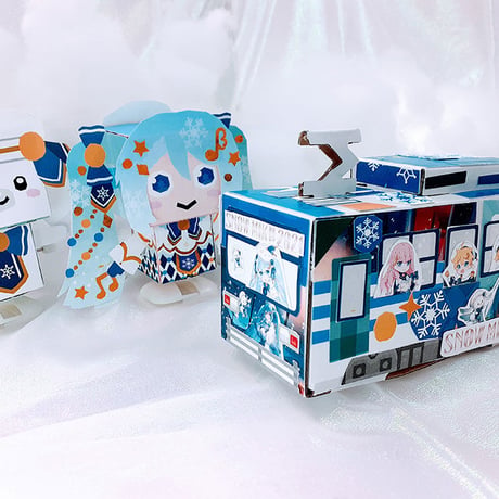 【期間限定】走る！雪ミク電車 工作キット ※ゼンマイ雪ミクは別売です