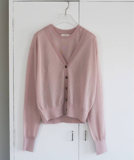 anuke アンヌーク　Highgauge Sheer Cardigan　62610522
