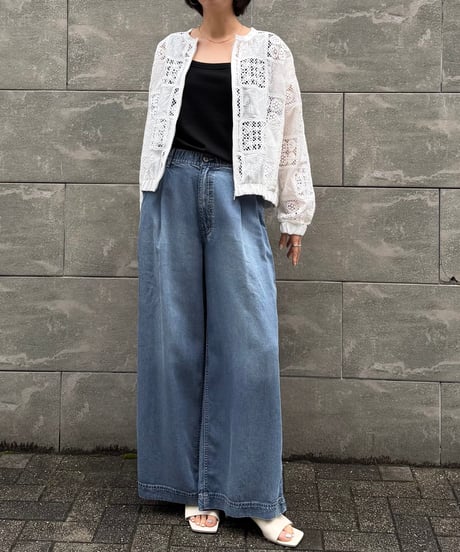 Anna Kerry　アンナケリー パッチワークレースブルゾン 85261416 2026NEWARIIVAL
