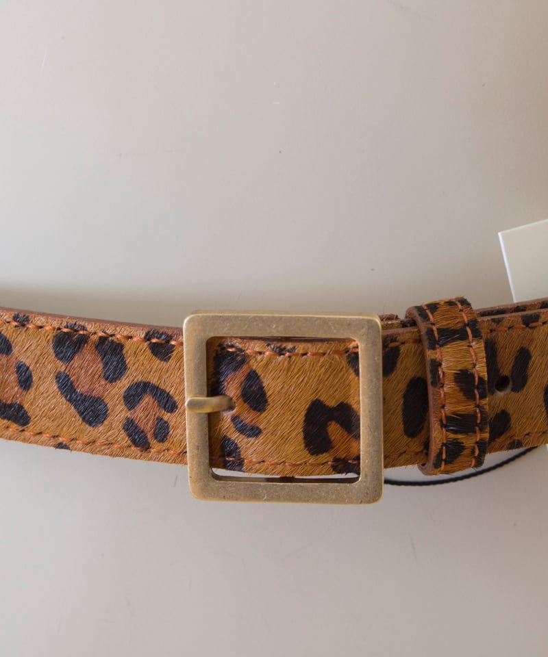 レオパード柄ベルト本革レザー | Deargo